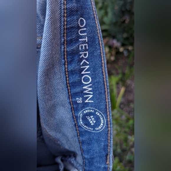 Outerknown S.E.A. Jeans Sz 28 Strand High-Rise Skinny Vintage Blue NWOT Ethical - Picture 8 of 11